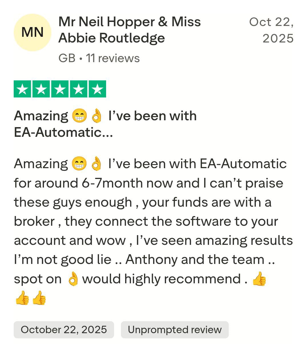 Customer testimonial 13
